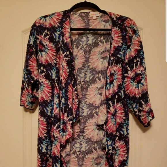 LuLaRoe Other - Tie dye shirley lularoe